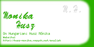 monika husz business card