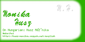 monika husz business card